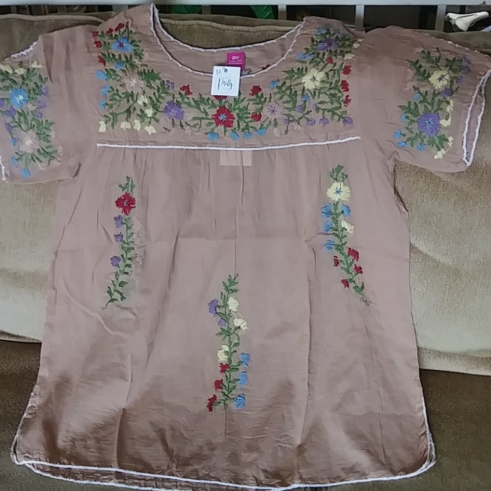Emboreried Mexican Blouse